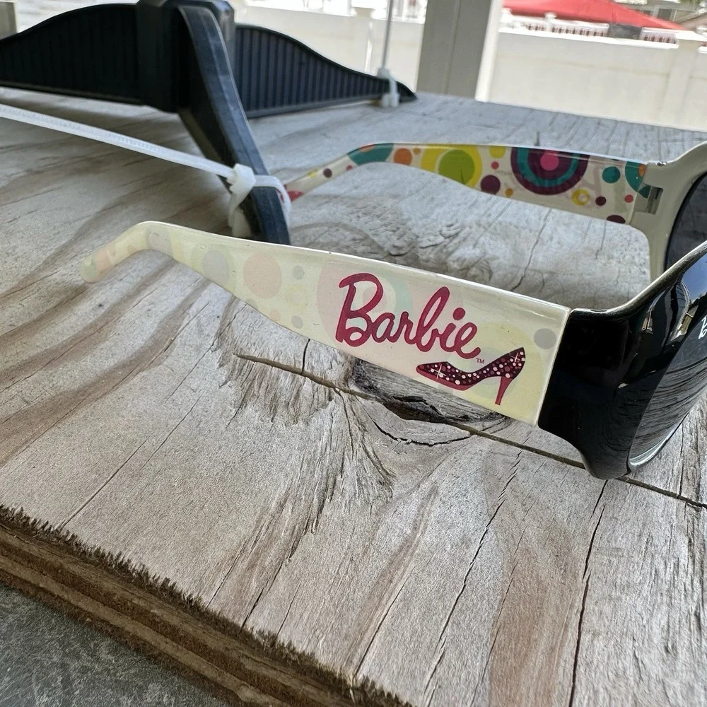 BARBIE 50th Anniversary little girl Sunglasses by Mattel‎ White Pink